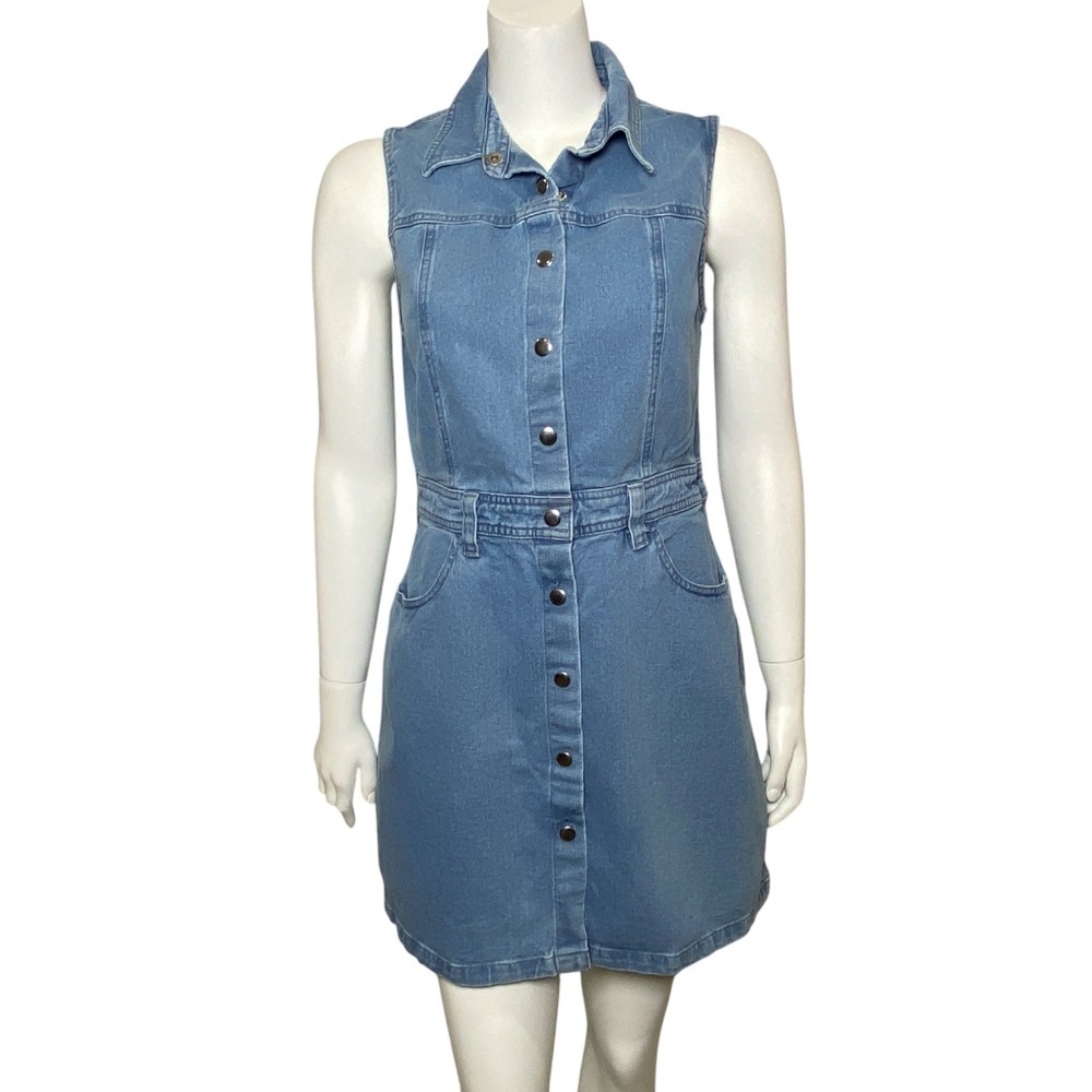 Miss Selfridge Denim Mini Dress Size 8